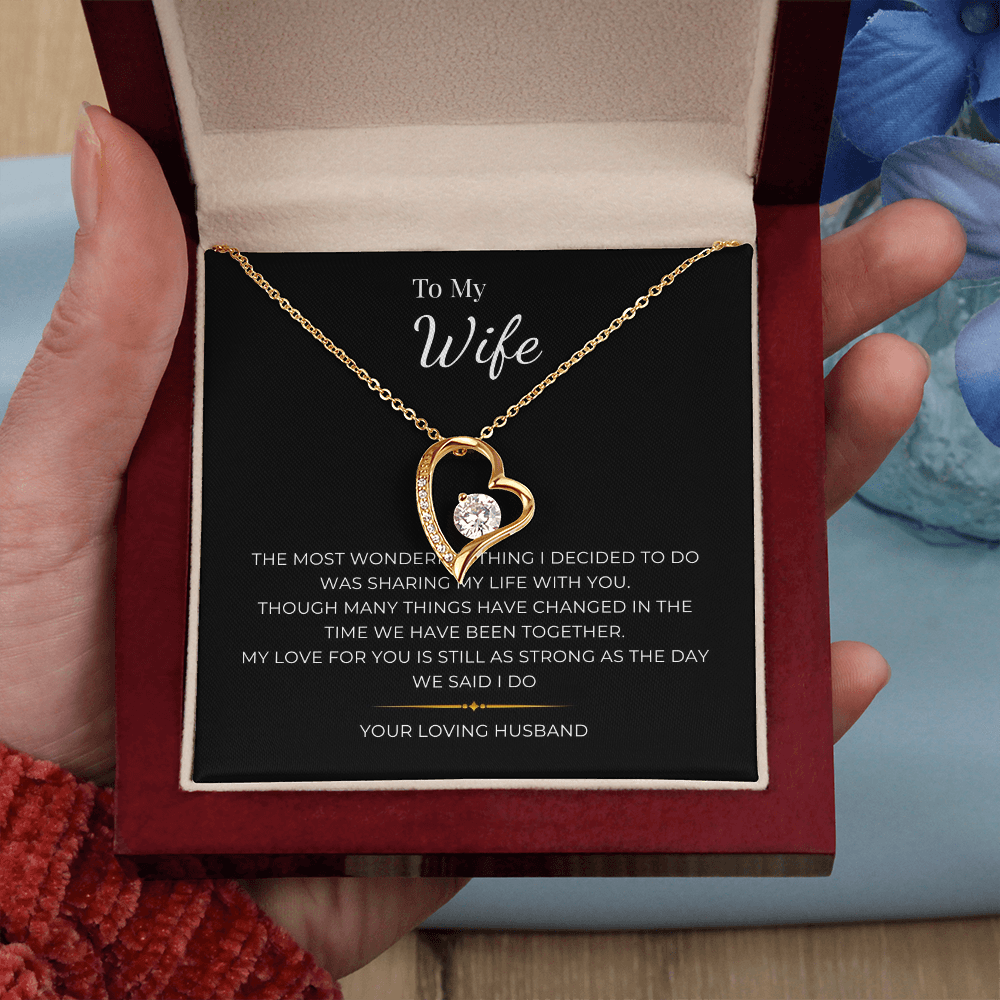 To My Wife  Forever Love Necklace