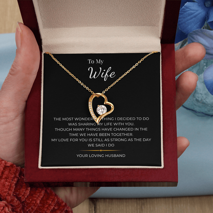 To My Wife  Forever Love Necklace