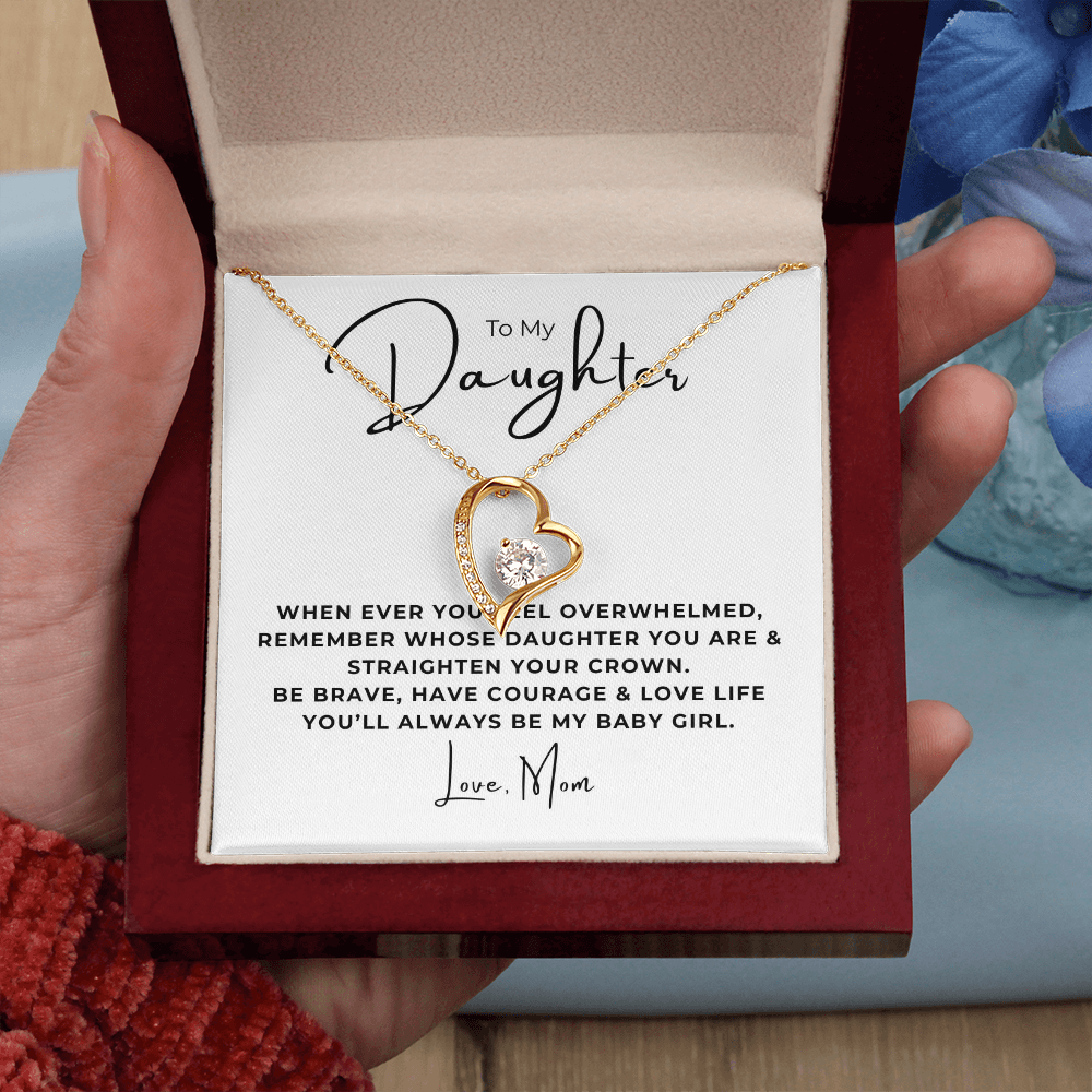To My Daughter  Forever Love Necklace