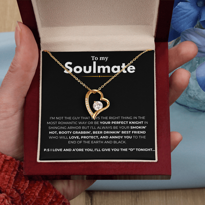 To My Soulmate Forever Love Necklace
