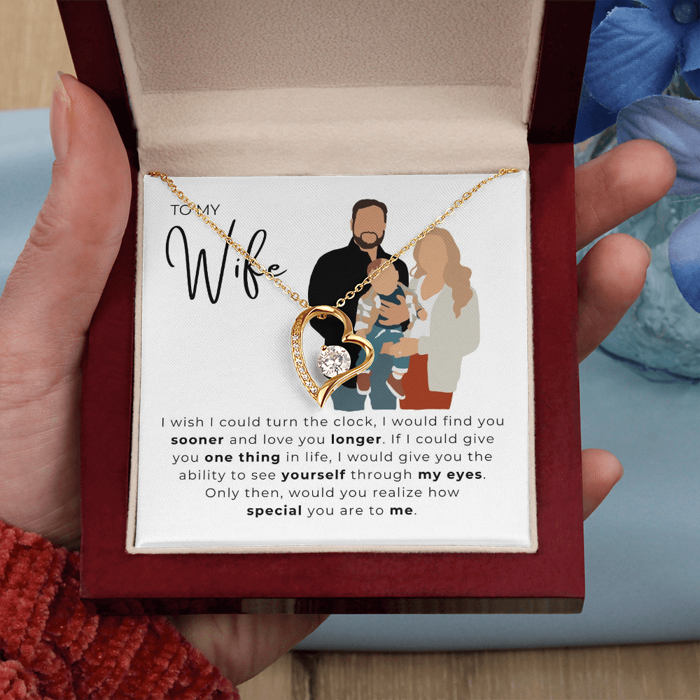 To My Wife  Forever Love Necklace