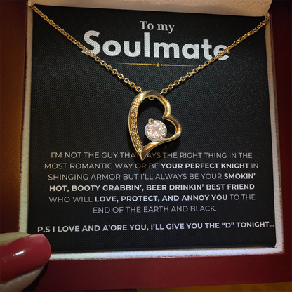To My Soulmate Forever Love Necklace