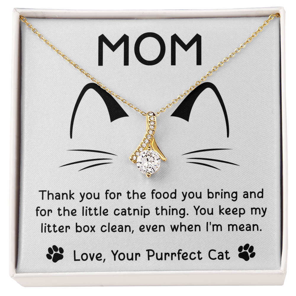 Purrfect Cat Alluring Beauty Necklace
