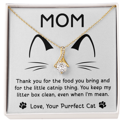 Purrfect Cat Alluring Beauty Necklace