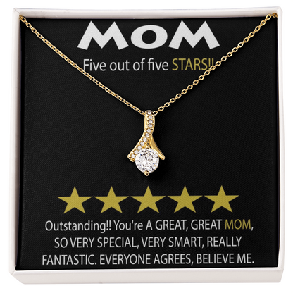 Mom 5 Stars Alluring Beauty Necklace