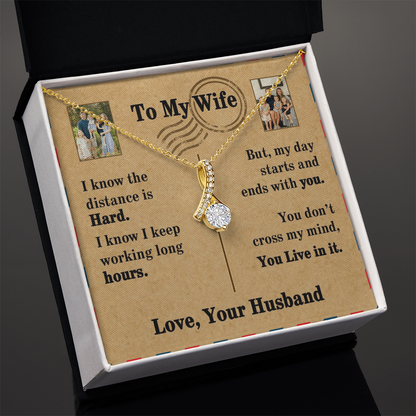 To My Wife Alluring Beauty Necklace
