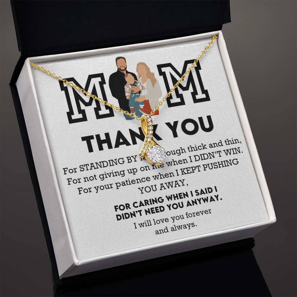 Mom Thank You Alluring Beauty Necklace