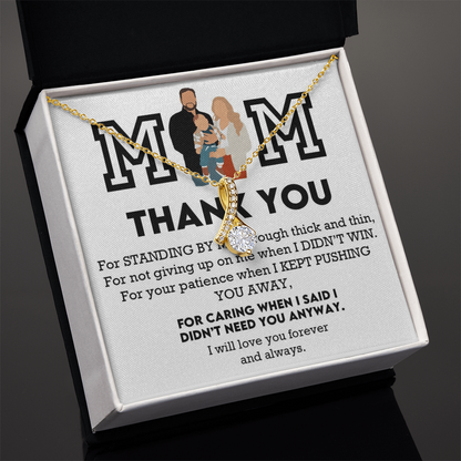 Mom Thank You Alluring Beauty Necklace
