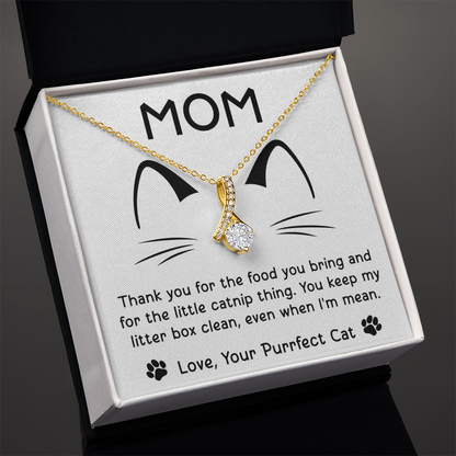 Purrfect Cat Alluring Beauty Necklace