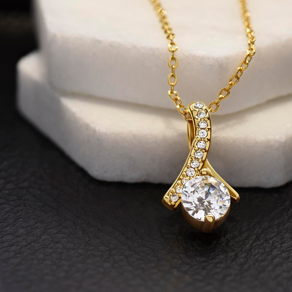 To My Wife Alluring Beauty Necklace With 3 Photos