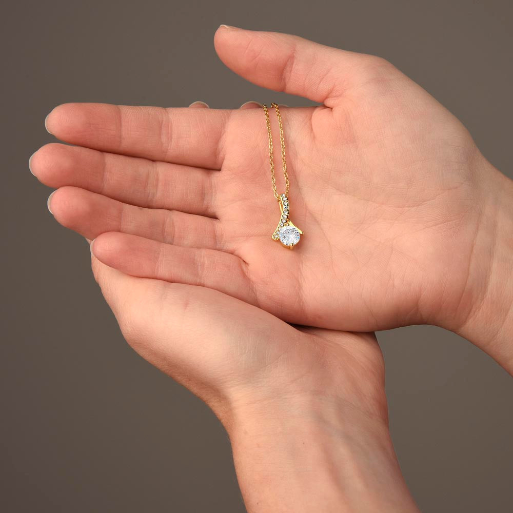 To My Wife Alluring Beauty Necklace With 2 Photos