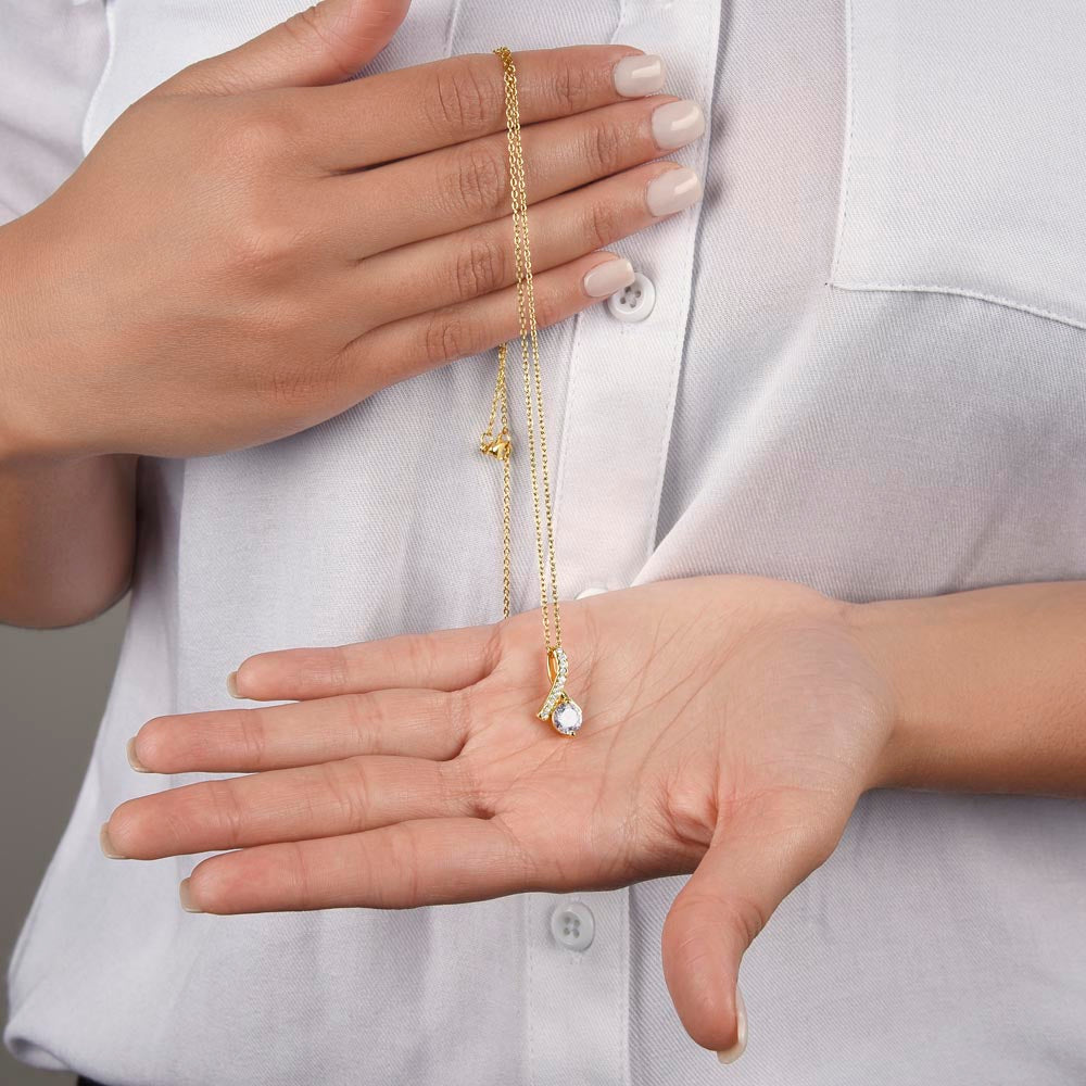 To My Wife Alluring Beauty Necklace With 3 Photos
