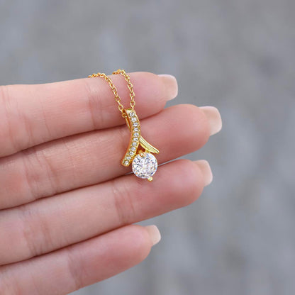 To My Wife Alluring Beauty Necklace With 3 Photos
