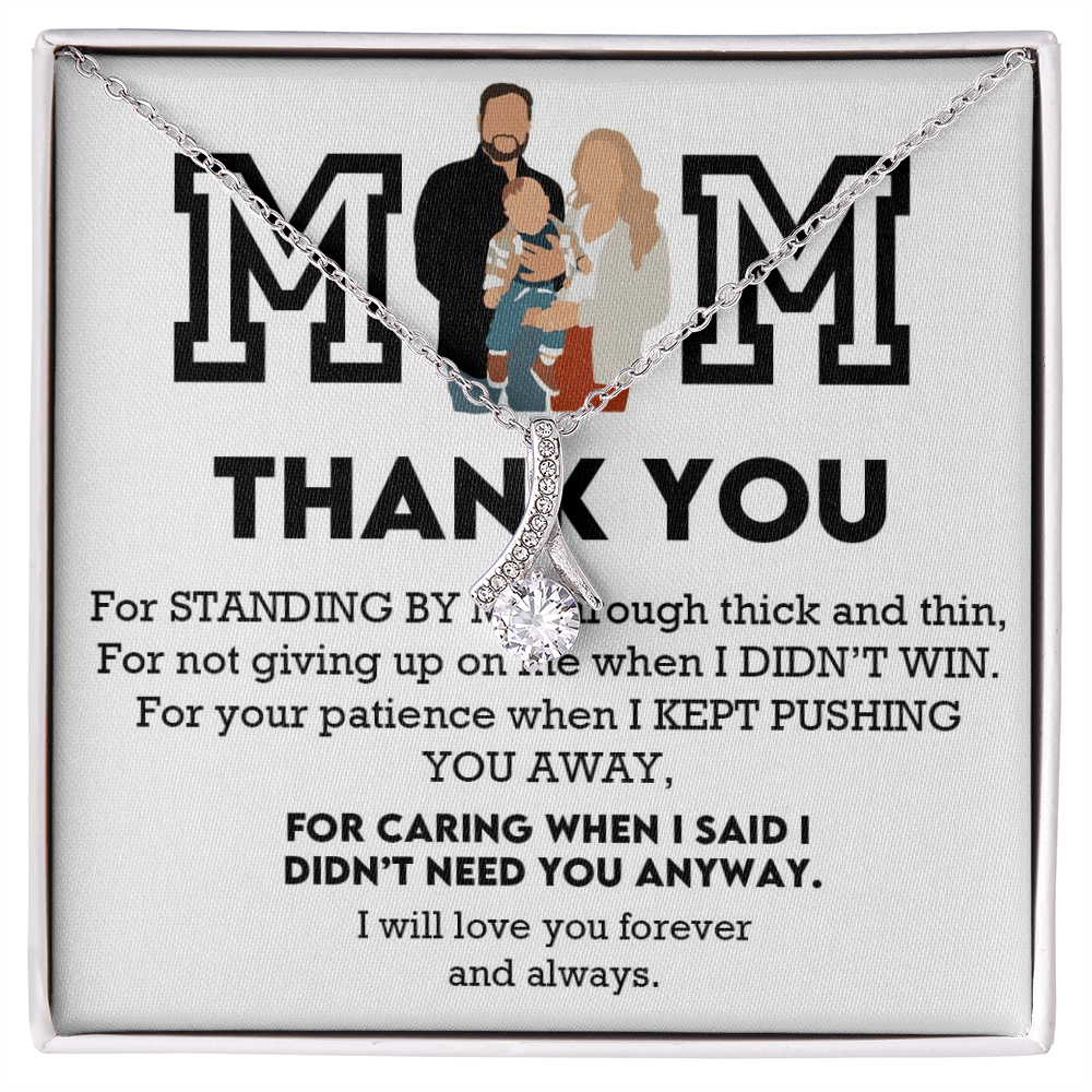 Mom Thank You Alluring Beauty Necklace