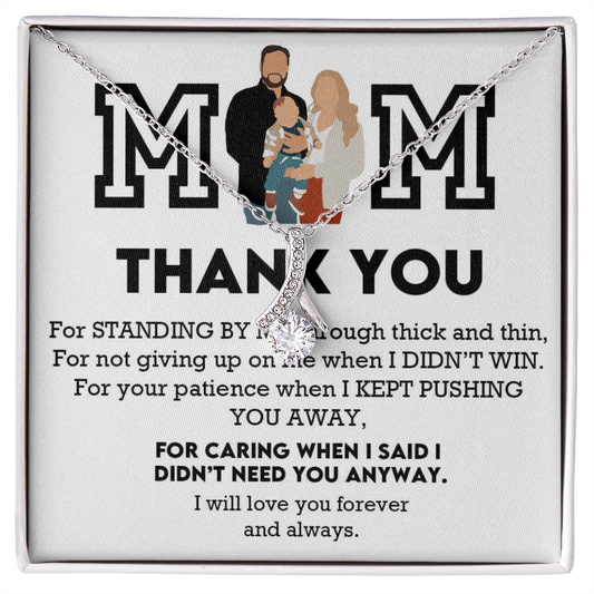 Mom Thank You Alluring Beauty Necklace