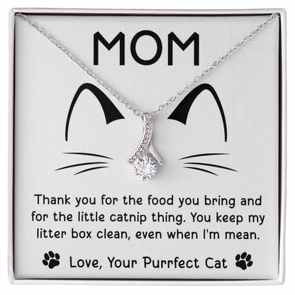 Purrfect Cat Alluring Beauty Necklace