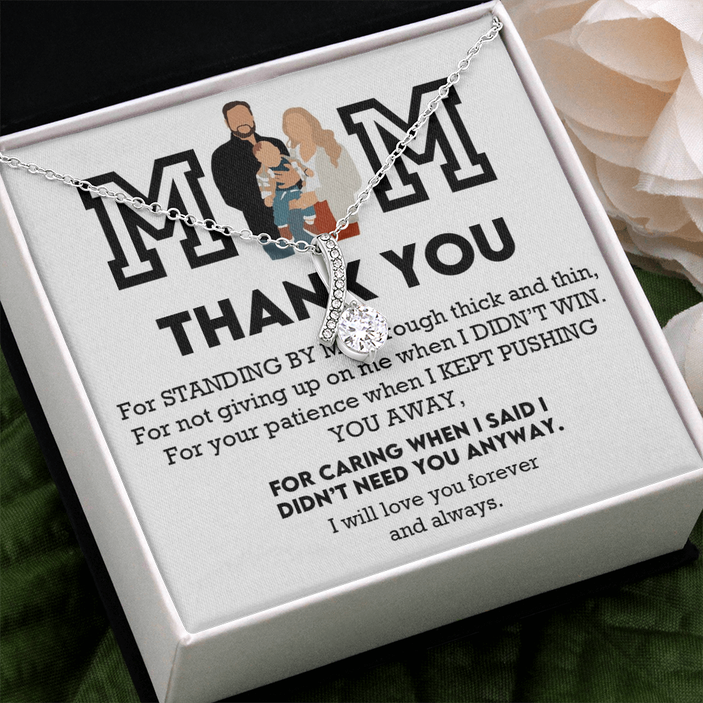 Mom Thank You Alluring Beauty Necklace