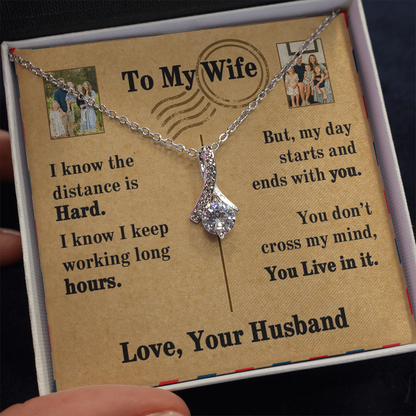 To My Wife Alluring Beauty Necklace