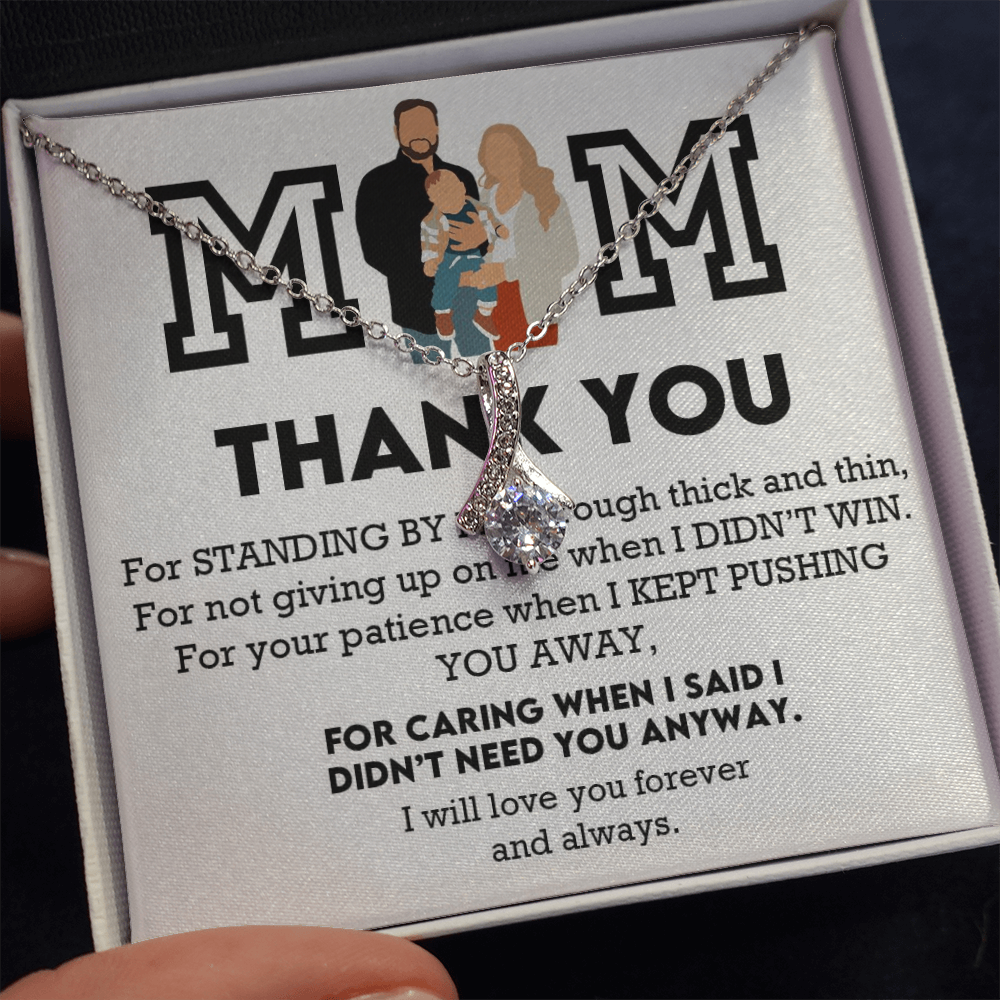 Mom Thank You Alluring Beauty Necklace
