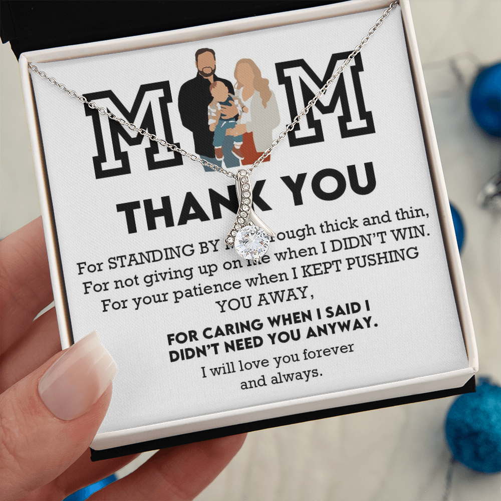 Mom Thank You Alluring Beauty Necklace