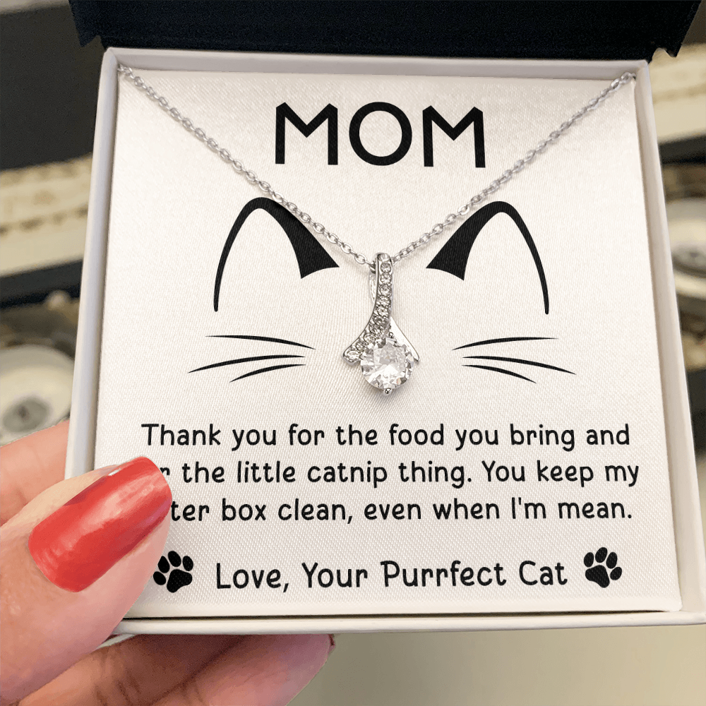 Purrfect Cat Alluring Beauty Necklace