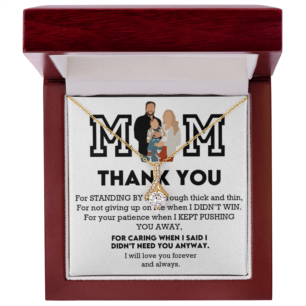 Mom Thank You Alluring Beauty Necklace