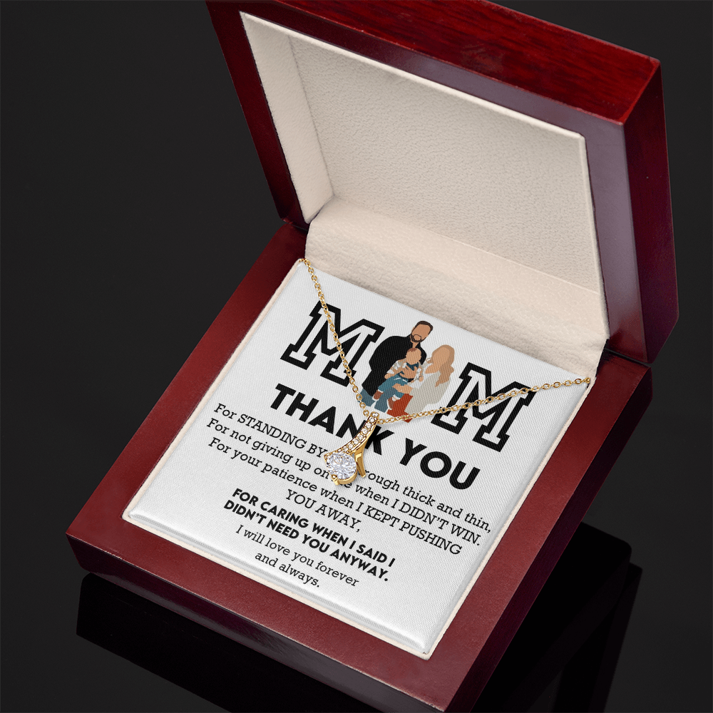 Mom Thank You Alluring Beauty Necklace