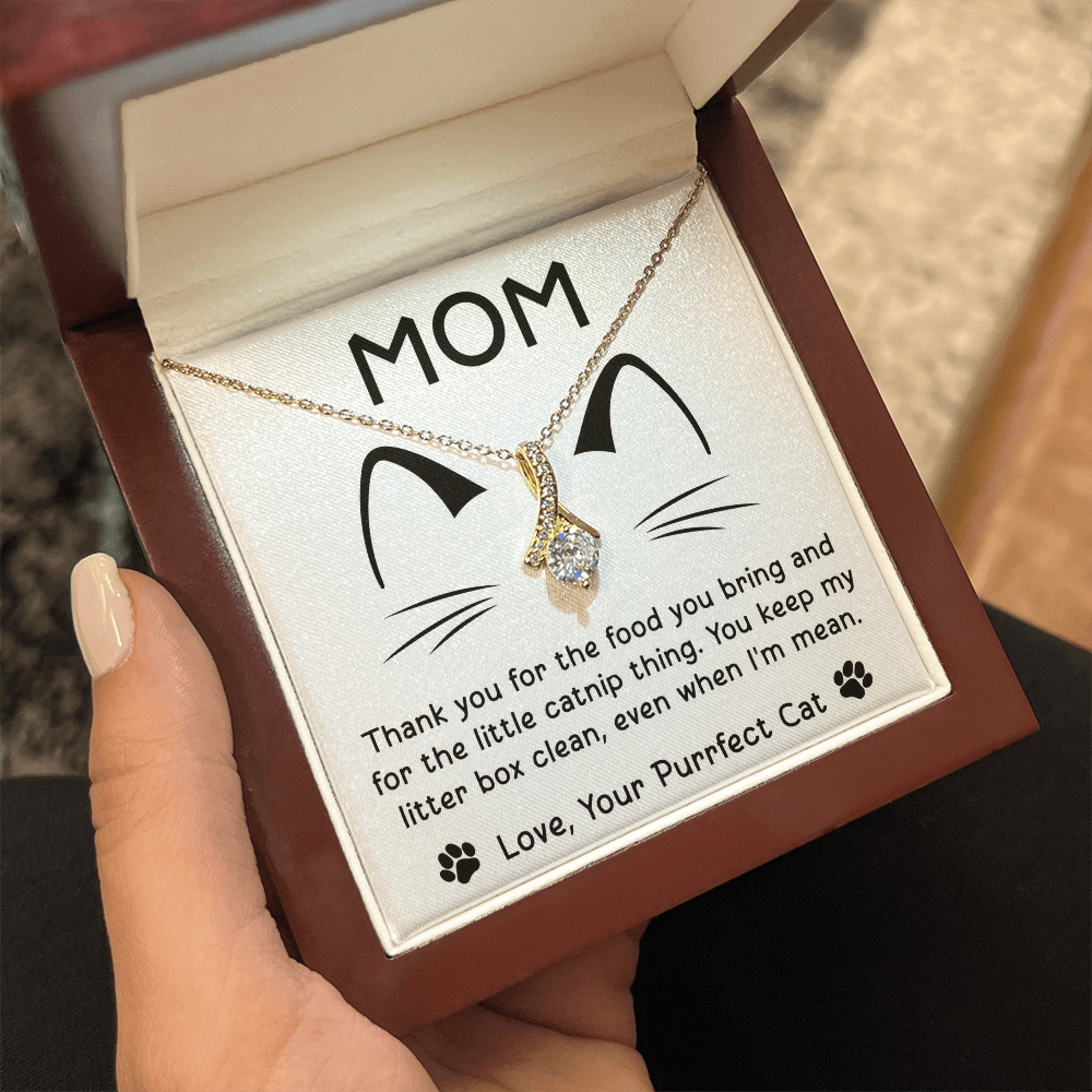 Purrfect Cat Alluring Beauty Necklace