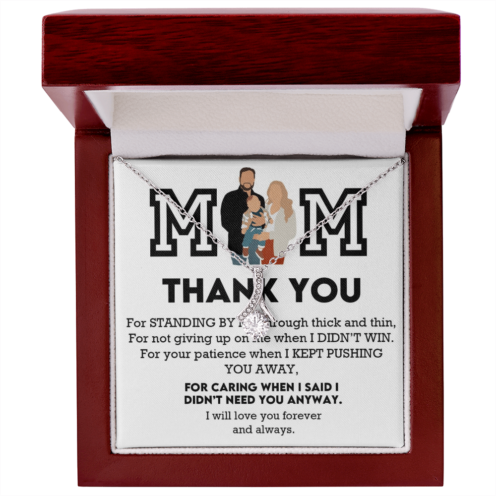 Mom Thank You Alluring Beauty Necklace