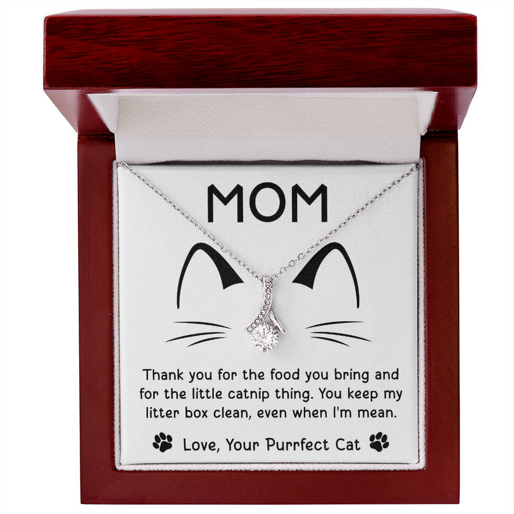 Purrfect Cat Alluring Beauty Necklace