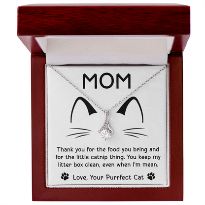 Purrfect Cat Alluring Beauty Necklace
