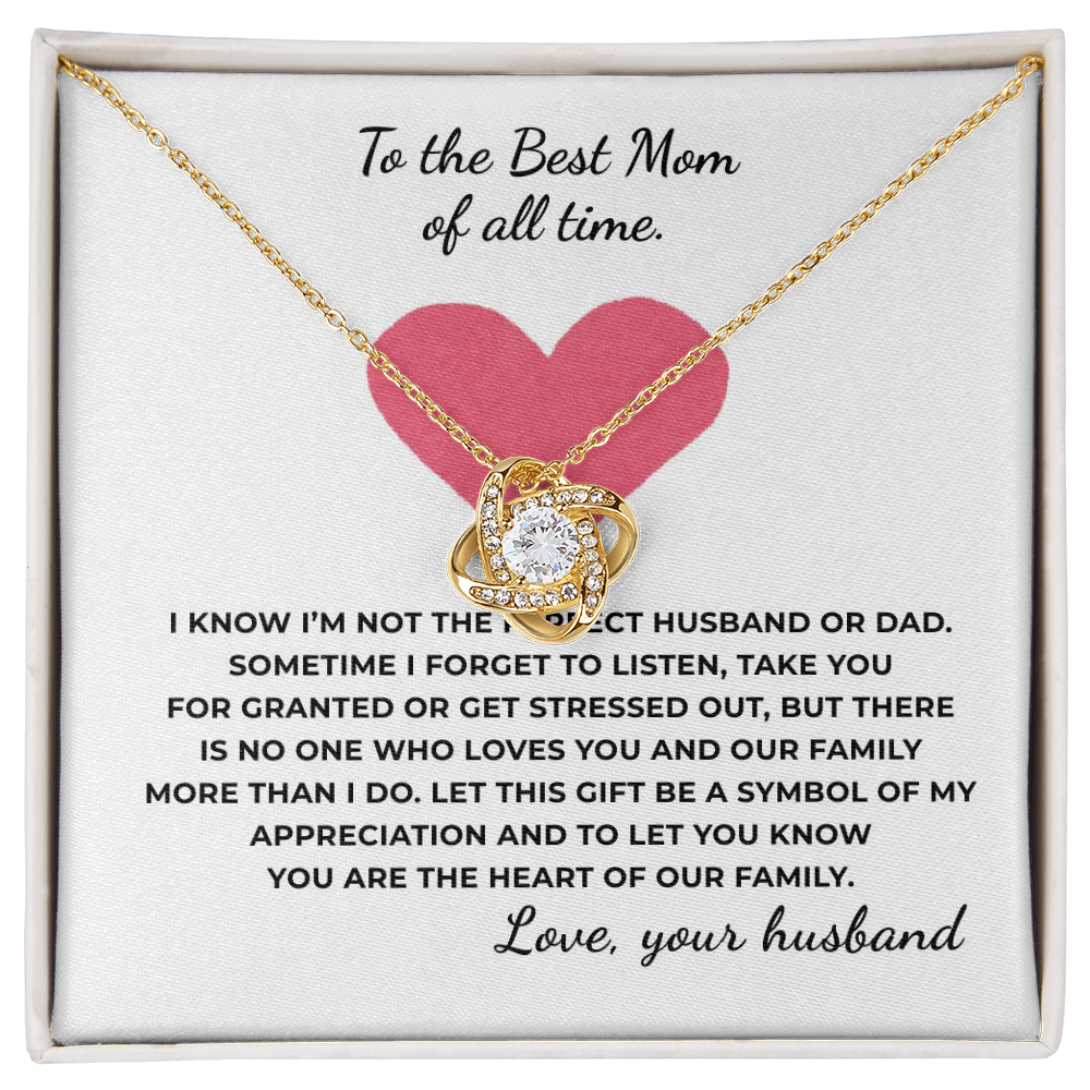 To The Best Time of All Time Love Knot Necklace