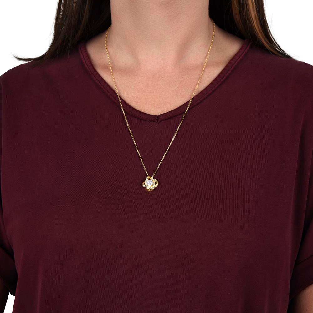 To My Wife To Be Love Knot Necklace