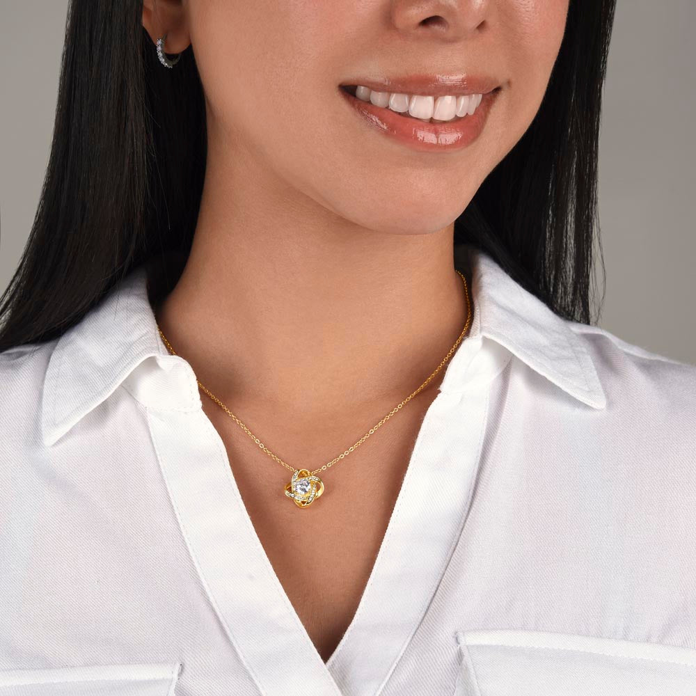 To My Wife Love Knot Necklace