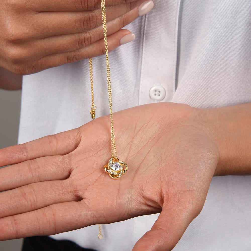 To My Wife Love Knot Necklace