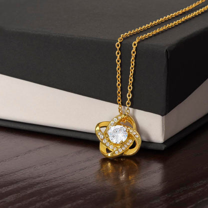 Mama Bear Love Knot Necklace