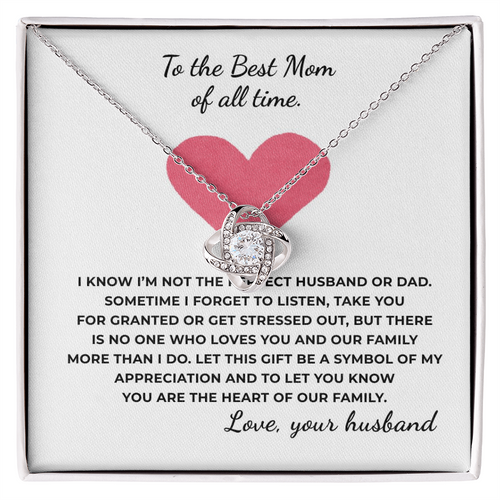 To The Best Time of All Time Love Knot Necklace