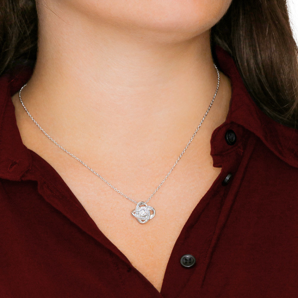 To My Wife Love Knot Necklace