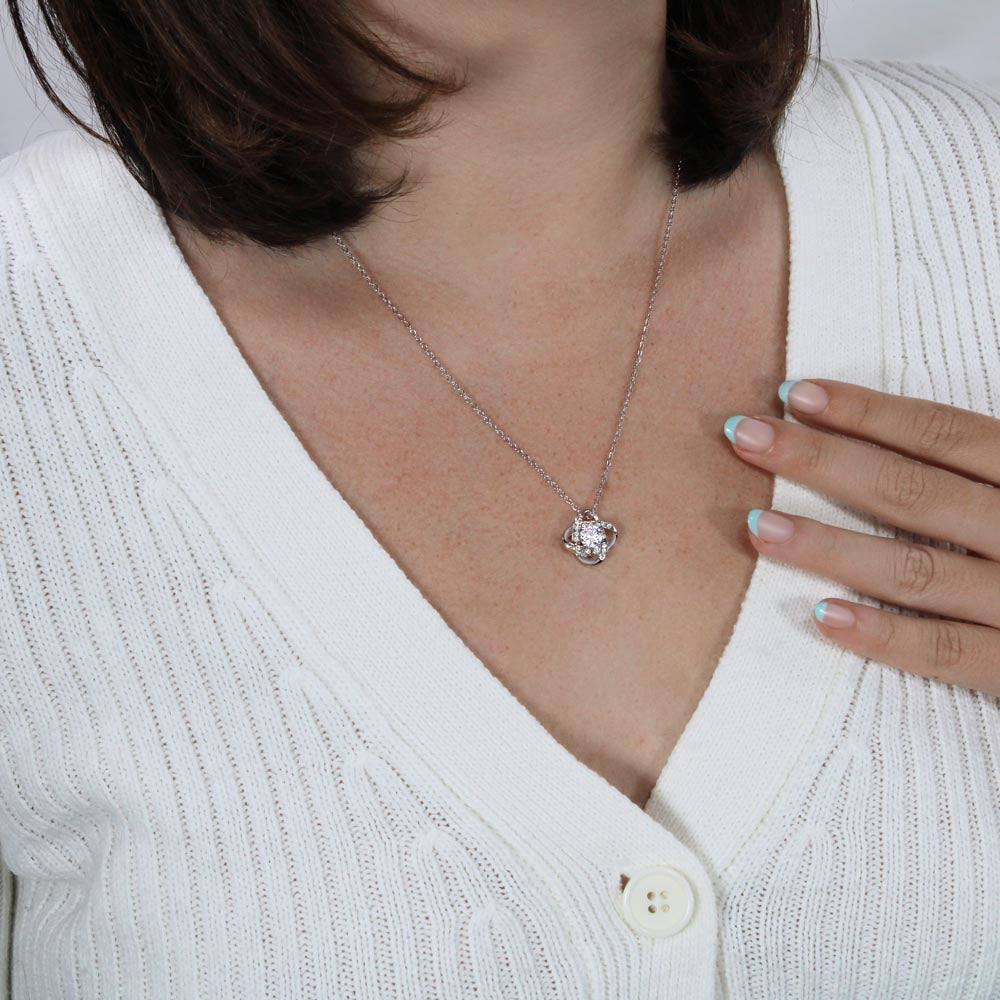 To My Wife Love Knot Necklace
