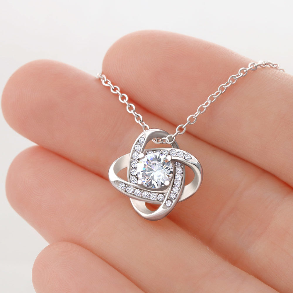 To My Wife To Be Love Knot Necklace