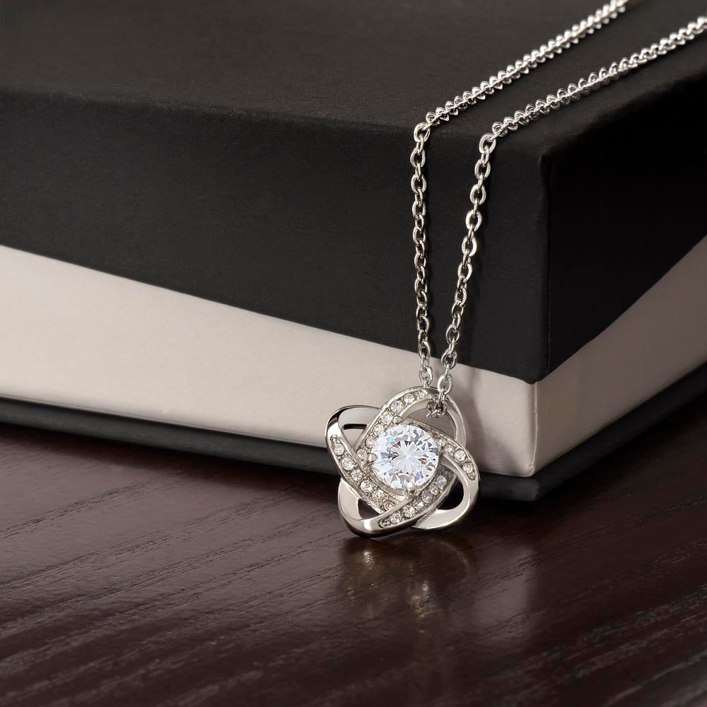 To My Wife To Be Love Knot Necklace