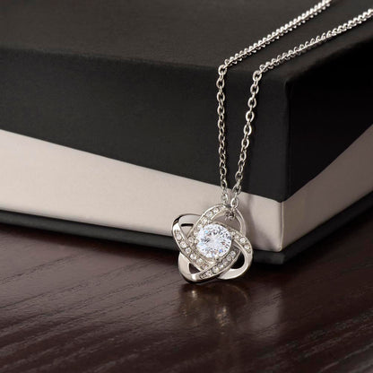 To My Wife To Be Love Knot Necklace
