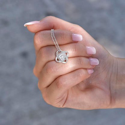 To My Future Wife Love Knot Necklace