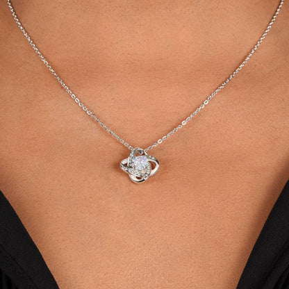 Purrfect Cat Love Knot Necklace