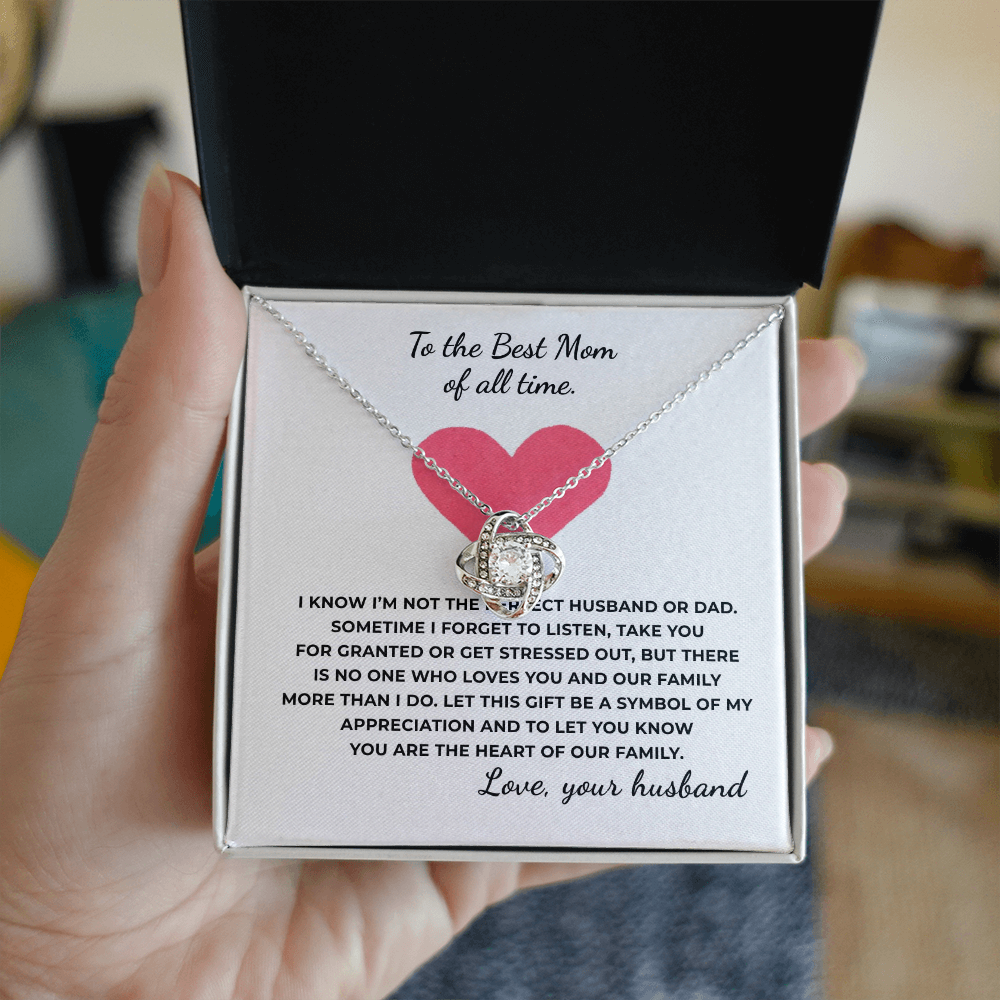 To The Best Time of All Time Love Knot Necklace