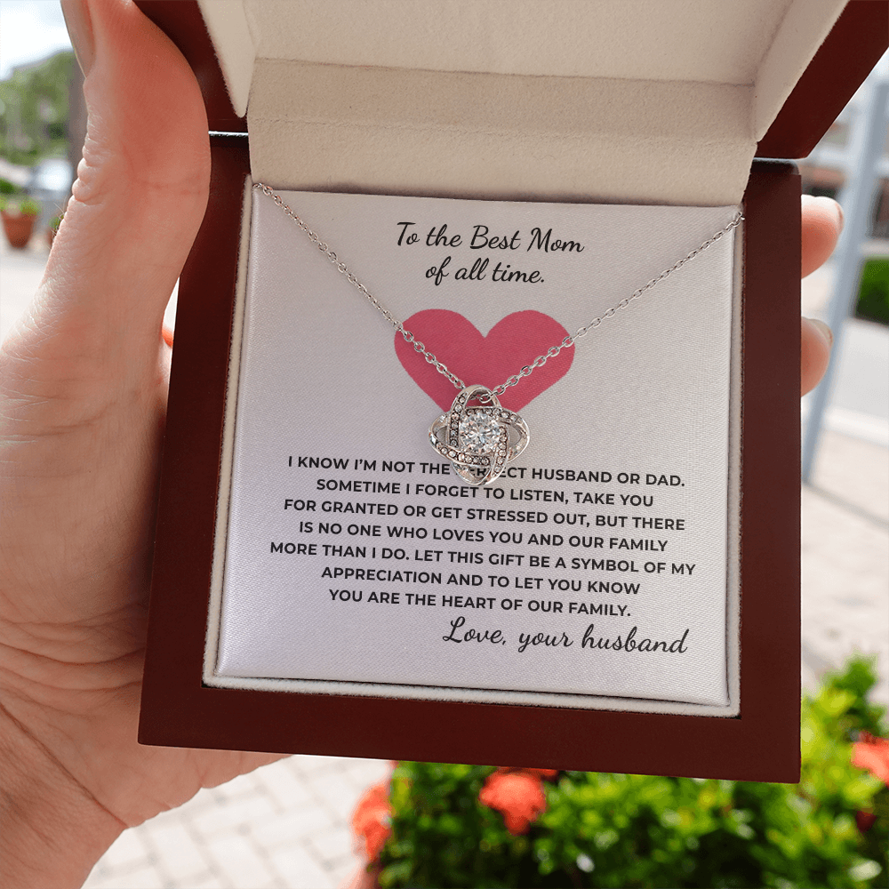 To The Best Time of All Time Love Knot Necklace