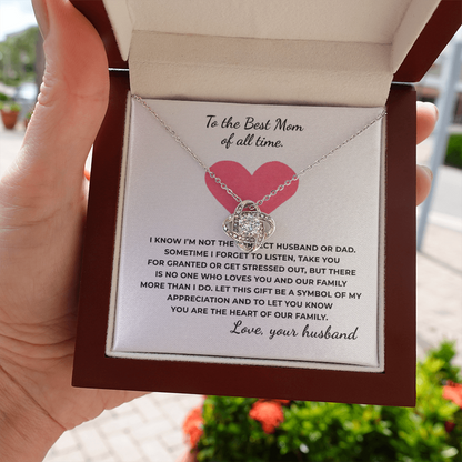 To The Best Time of All Time Love Knot Necklace