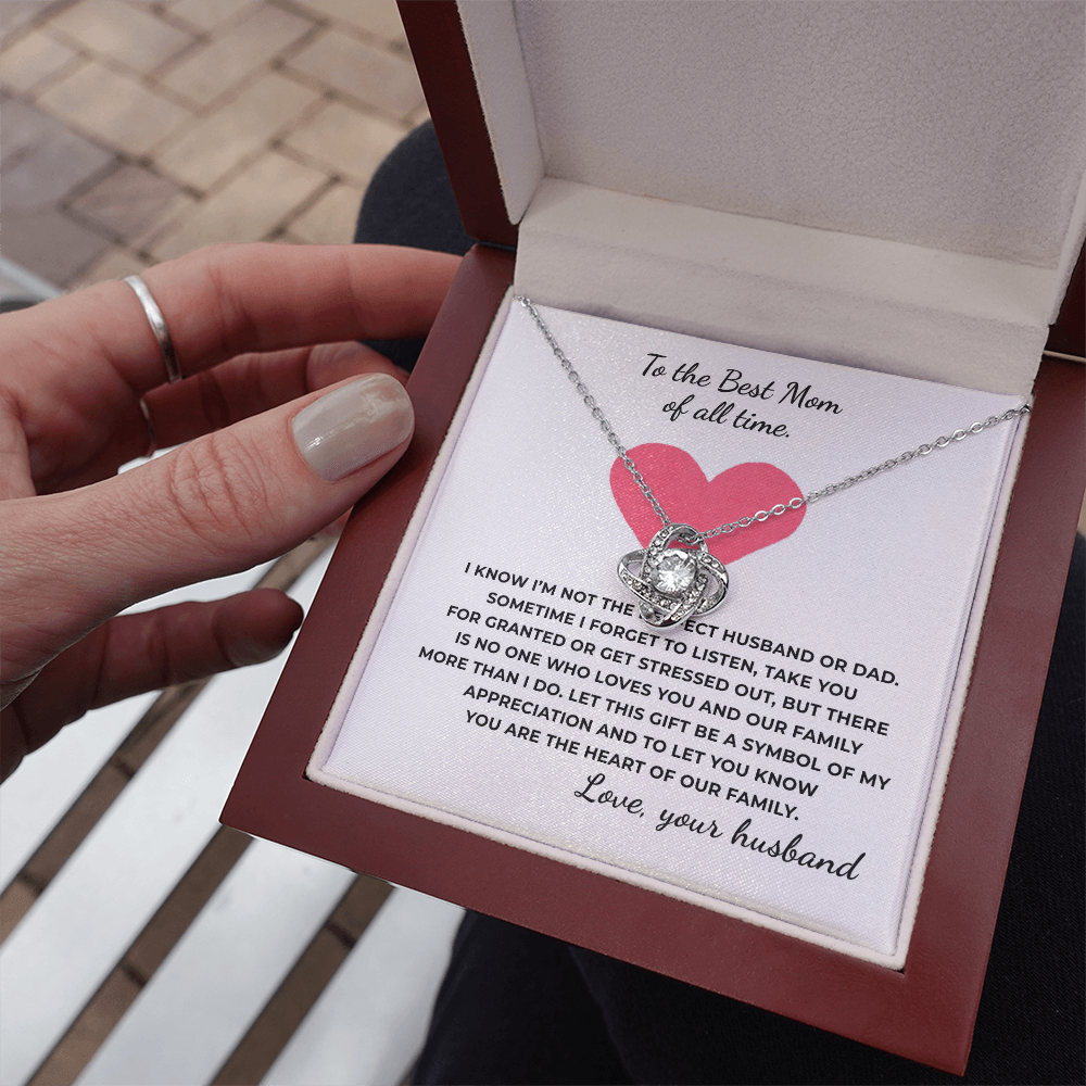 To The Best Time of All Time Love Knot Necklace