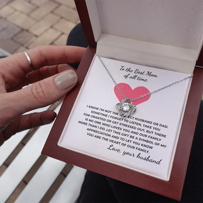 To The Best Time of All Time Love Knot Necklace