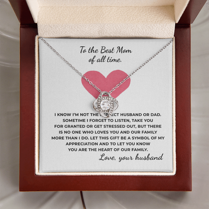 To The Best Time of All Time Love Knot Necklace